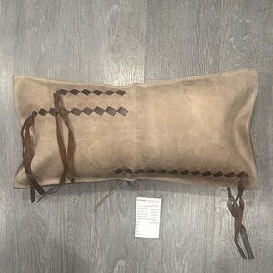 Genuine Leather Decorative Pillow